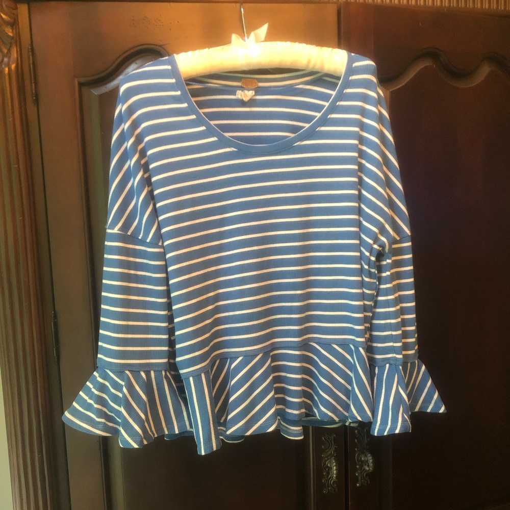 Free People long sleeve striped shirt